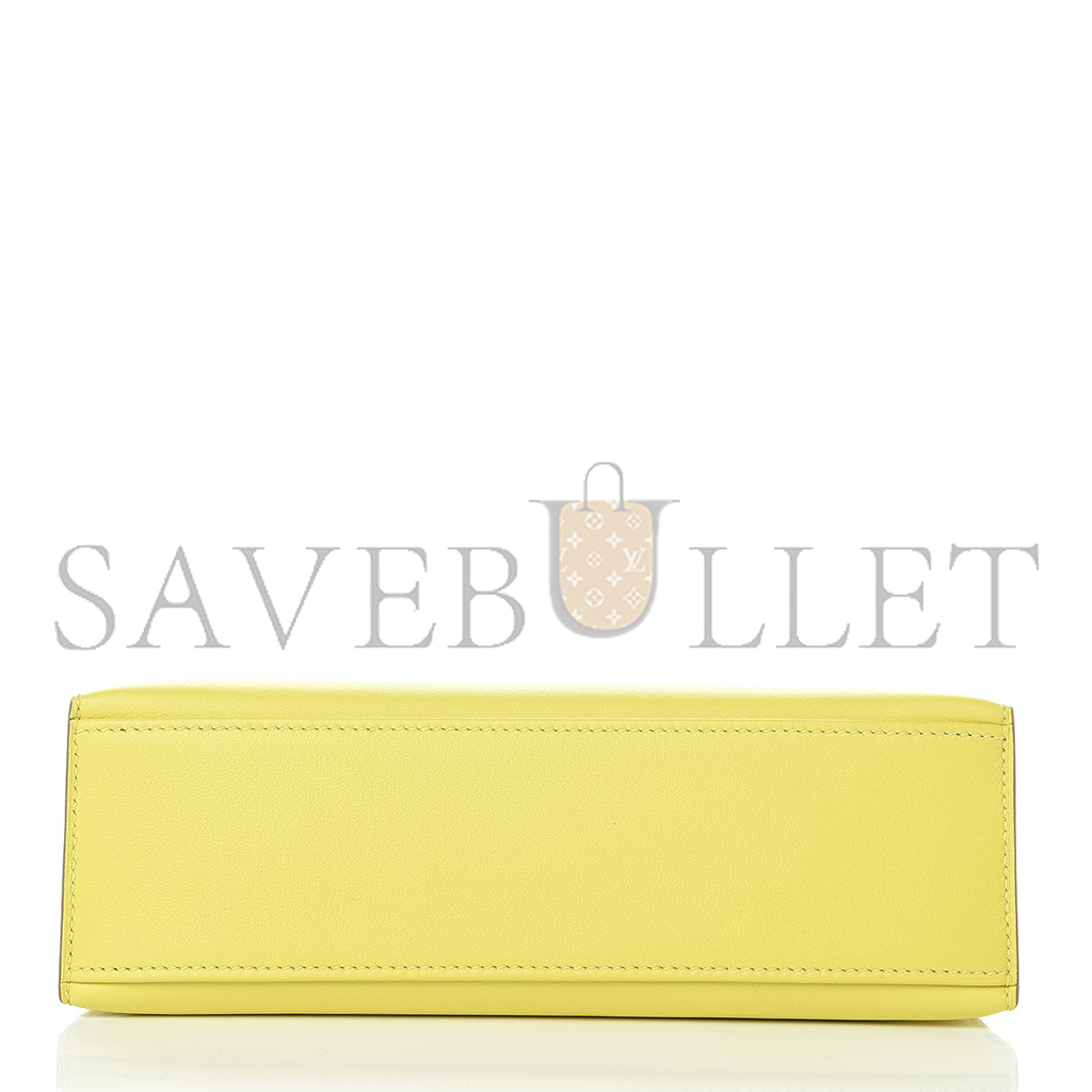 H**mes swift kelly pochette clutch yellow (22*14*7cm)